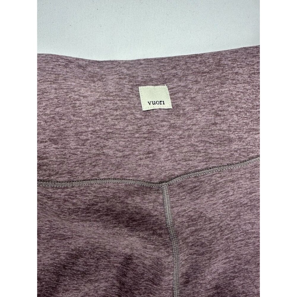 Vuori Heather Hazel Mid Rise Elevation Slim Bootcut Cropped Leggings Small VW487 - Picture 6 of 10